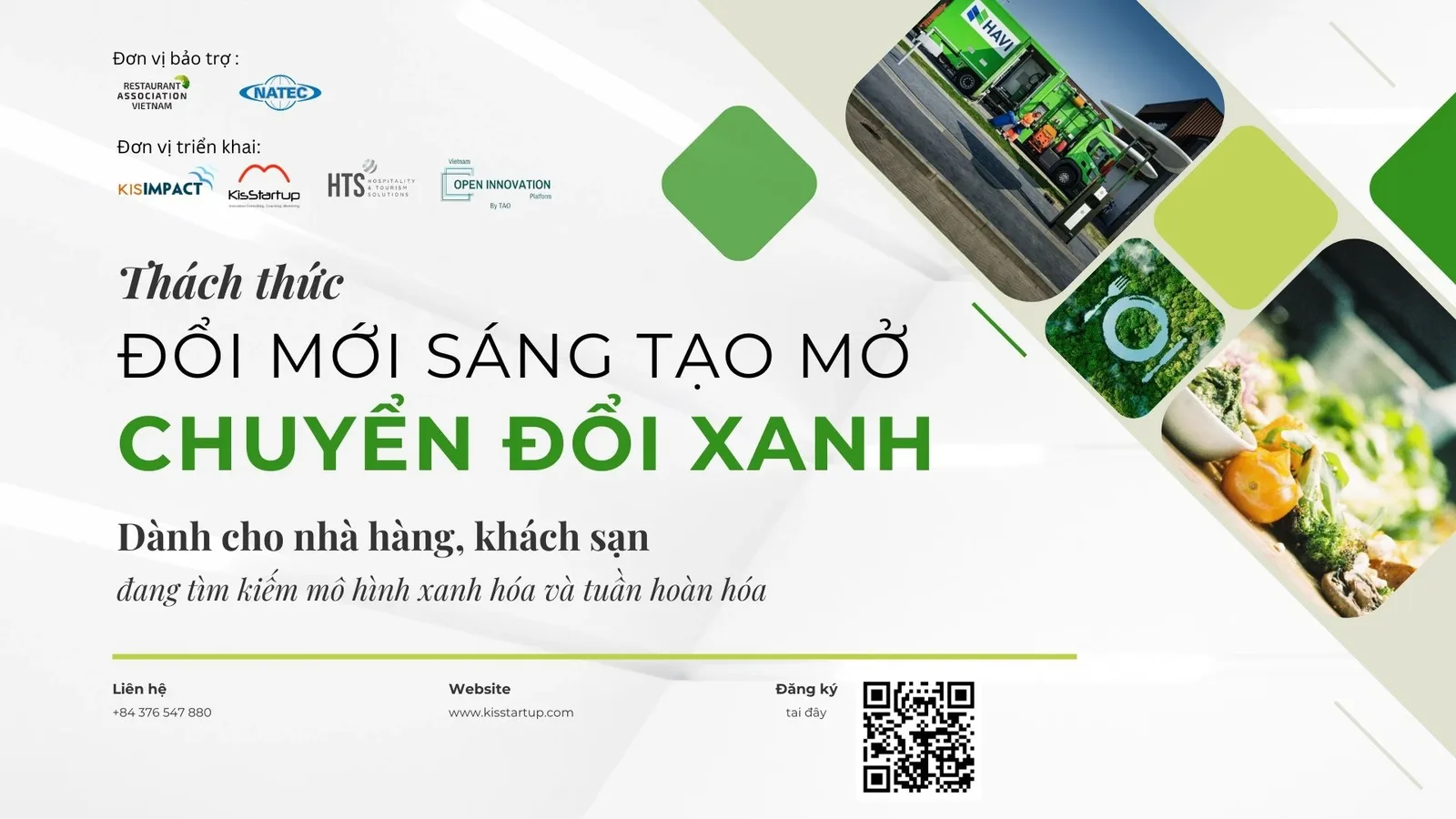 XANH HÓA VÀ TUẦN HOÀN HÓA DÀNH CHO NHÀ HÀNG, KHÁCH SẠN XANH HÓA VÀ TUẦN HOÀN HÓA DÀNH CHO NHÀ HÀNG, KHÁCH SẠN