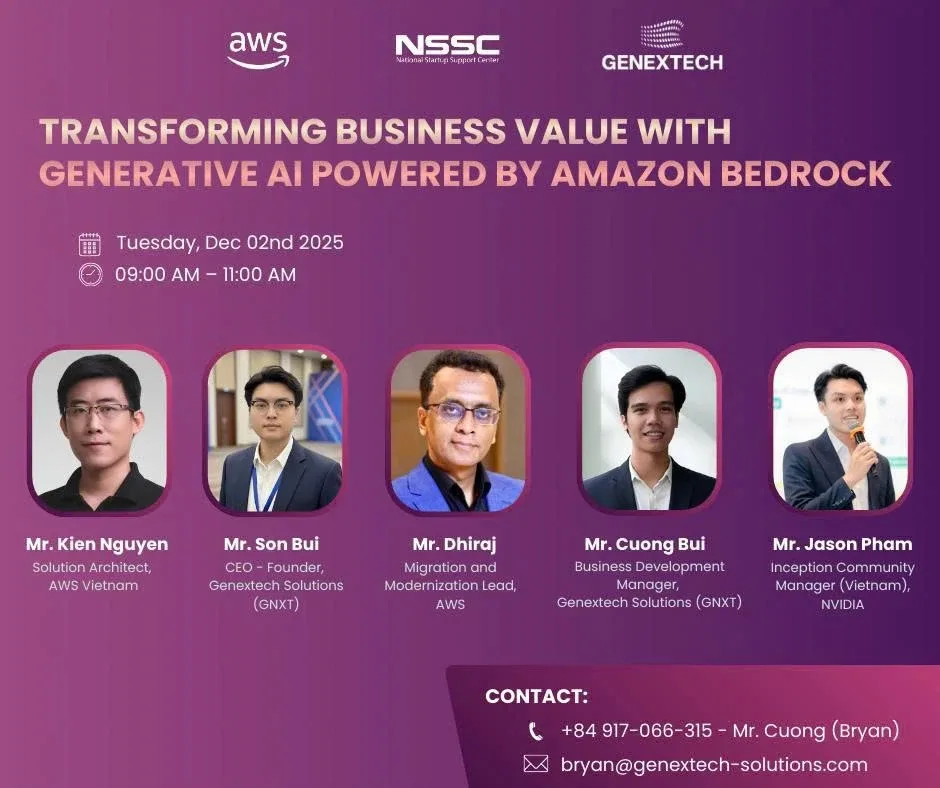 Workshop: “Ứng dụng GENAI dễ dàng & An toàn với Amazon Bedrock”