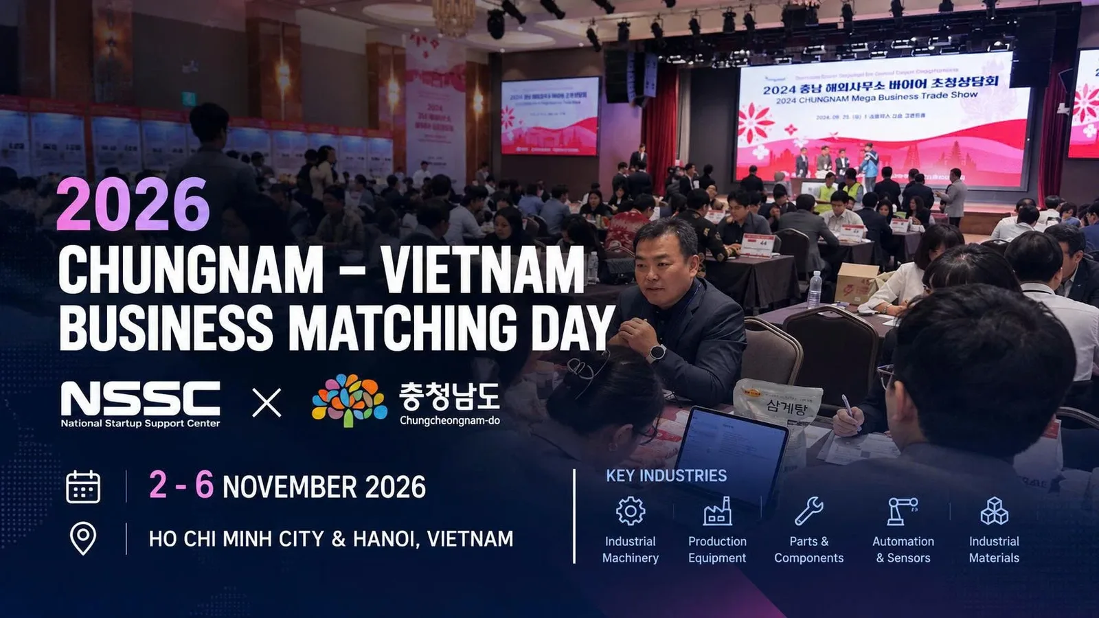 Kết nối doanh nghiệp tỉnh Chungcheongnam-do và Việt Nam trong lĩnh vực công nghiệp Kết nối doanh nghiệp tỉnh Chungcheongnam-do và Việt Nam trong lĩnh vực công nghiệp