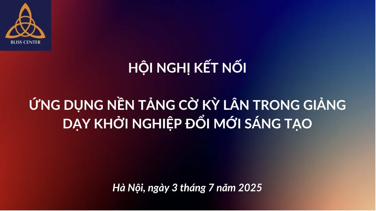 Khởi động hội nghị kết nối về giảng dạy khởi nghiệp số hóa Khởi động hội nghị kết nối về giảng dạy khởi nghiệp số hóa