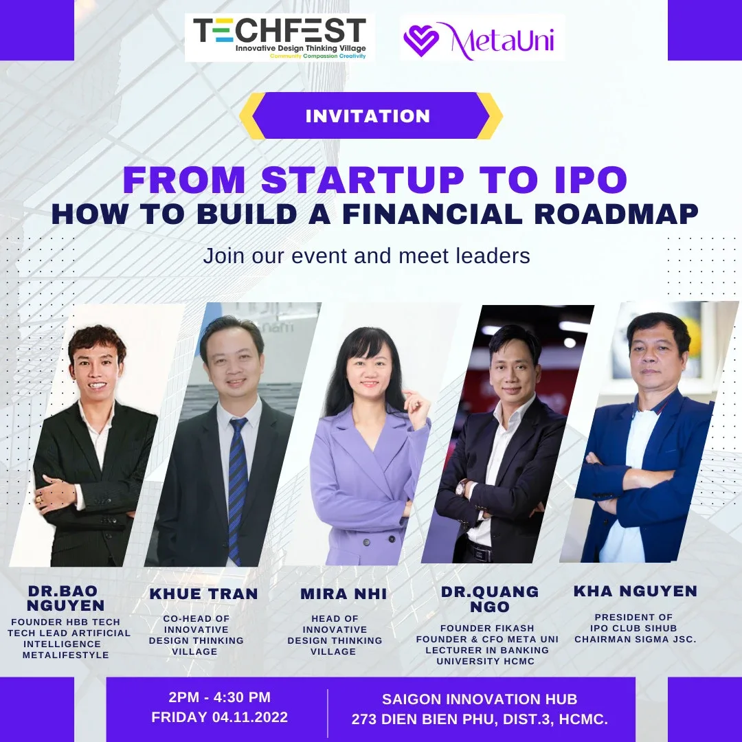 Hội Thảo Chuyên Đề: Từ Khởi Nghiệp Đến IPO