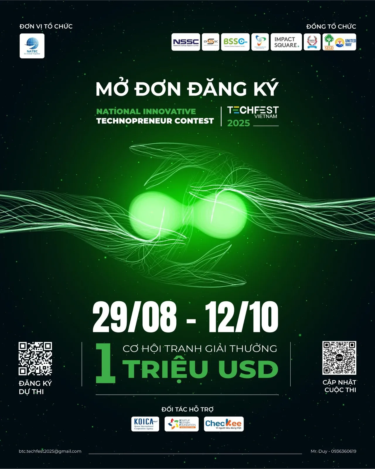 PHÁT ĐỘNG CUỘC THI TÌM KIẾM TÀI NĂNG KHỞI NGHIỆP SÁNG TẠO QUỐC GIA - TECHFEST 2025