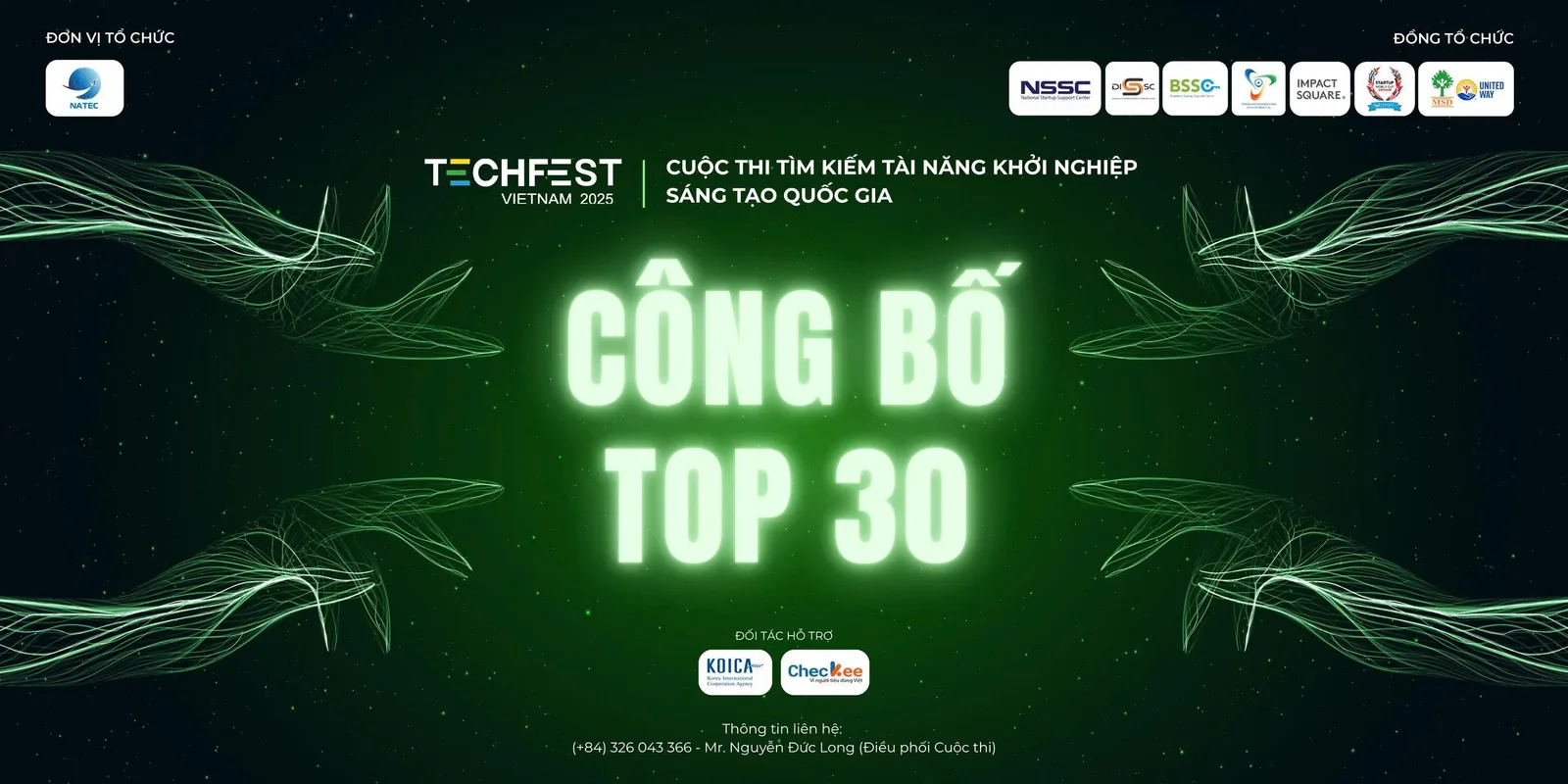 CHÍNH THỨC CÔNG BỐ TOP 30 CUỘC THI TECHFEST VIỆT NAM 2025