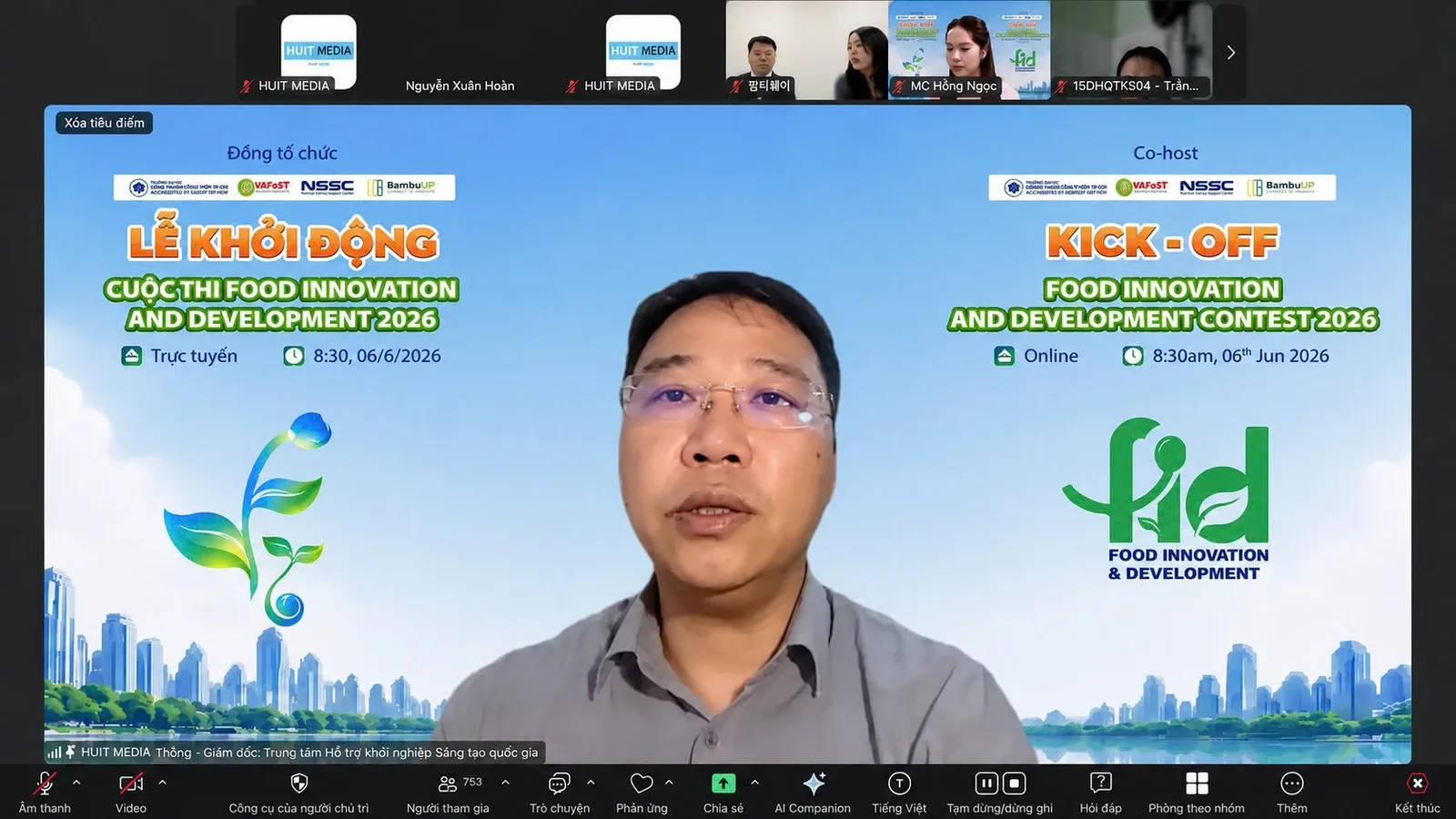 Khởi động Cuộc thi Food Innovation and Development 2026 với chủ đề “Synergizing The Sustainable Food Value Chain” Khởi động Cuộc thi Food Innovation and Development 2026 với chủ đề “Synergizing The Sustainable Food Value Chain”